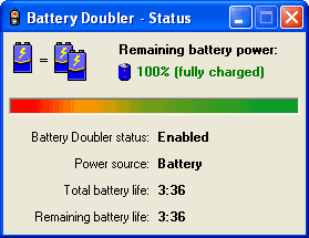 Battery doubler operazione completata