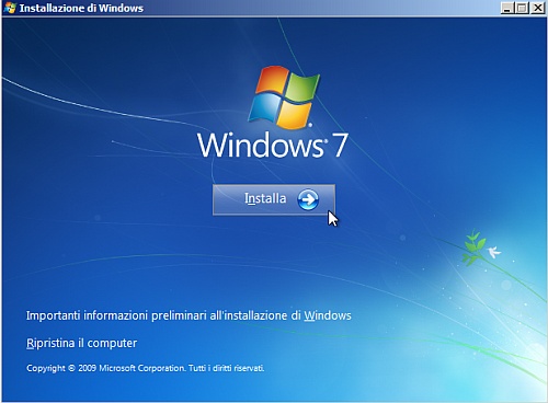 Installazione Windows 7 Da Chiavetta Usb