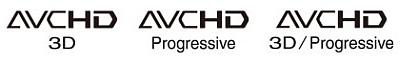 I loghi del formato AVCHD 2.0