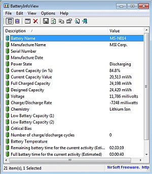 BatteryInfoView BatteryInfoView