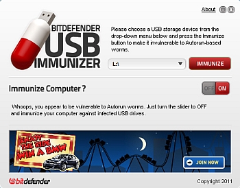 BitDefender USB Immunizer