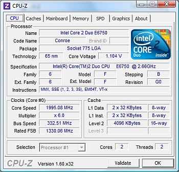 CPU-Z 1.60