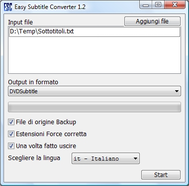 Easy Subtitle Converter