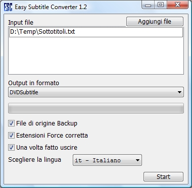 Easy Subtitle Converter