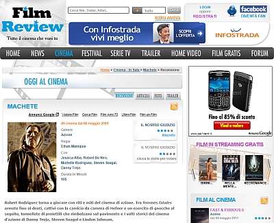 Le recensioni del portale Film Review Le recensioni del portale Film Review