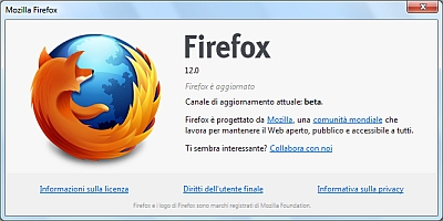 Firefox 12 Beta 2