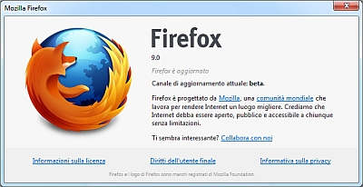 Firefox 9 Beta 3