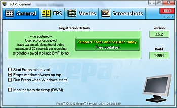 Fraps 3.5.2 Fraps 3.5.2