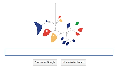 Google celebra oggi l'anniversario della nascita di Alexander Calder con un doodle animato