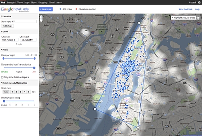 Google Hotel Finder