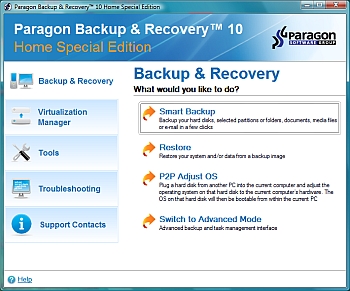 Paragon Backup & Recovery 10 Home Special Edition