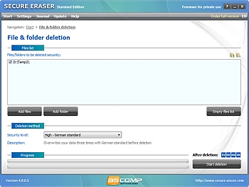 Secure Eraser 4.0.0.5