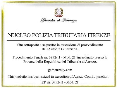 Il sito Gameternity è stato sequestrato dalla Guardia di Finanza