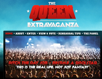 Il sito The Queen Extravaganza