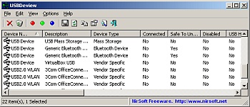 USBDeview