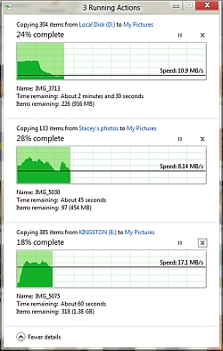 Tramite un grafico in Windows 8 si potrà controllare il progresso della copia dei file